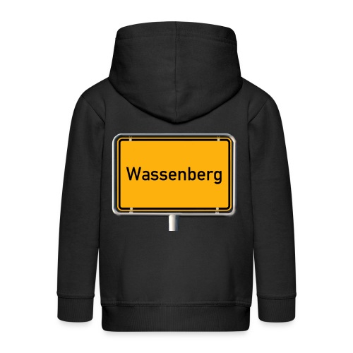 Wassenberg Ortsschild - Kinder Premium Kapuzenjacke