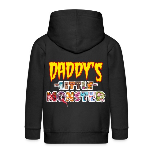 Daddy's little Monster - Halloween Grusel - Kinder Premium Kapuzenjacke