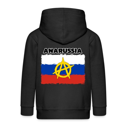 Anarussia Russia Flag Anarchy - Kinder Premium Kapuzenjacke