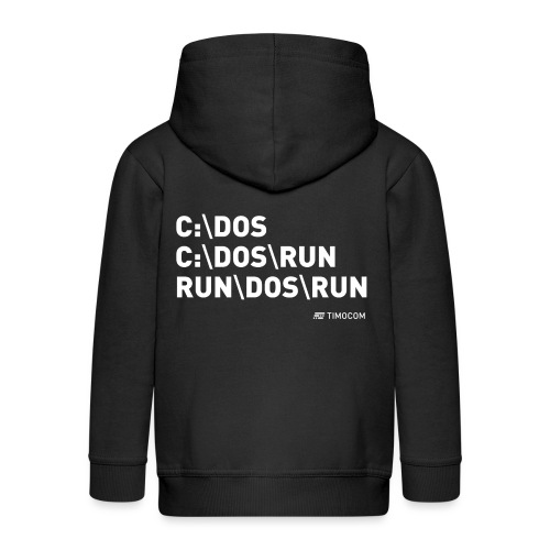 Run DOS Run - Kinder Premium Kapuzenjacke