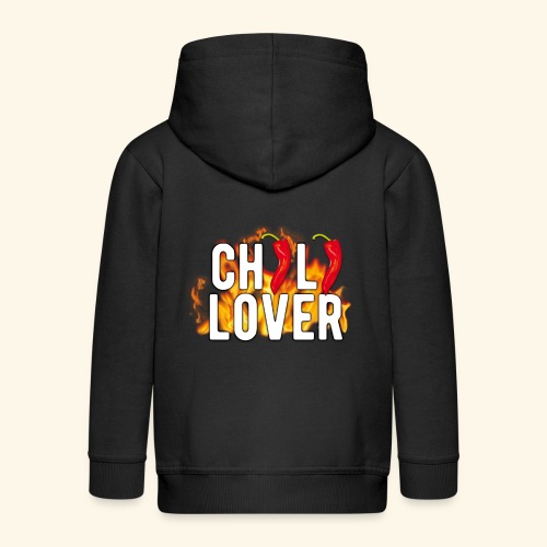 Chili Lover T-Shirt Design - Kinder Premium Kapuzenjacke