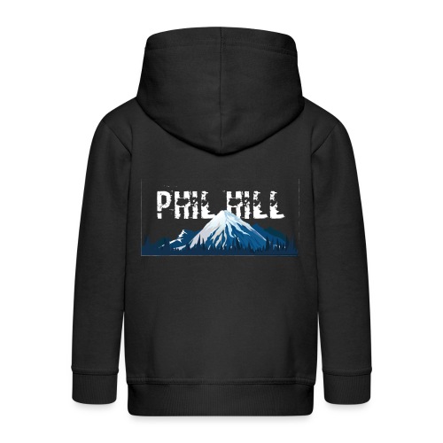 Phil Hill Mountain Snow White - Kinder Premium Kapuzenjacke