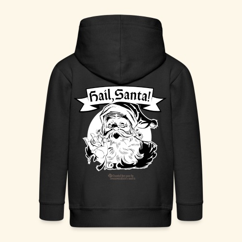 Hail Santa Heavy Metal Weihnachtsmann - Kinder Premium Kapuzenjacke