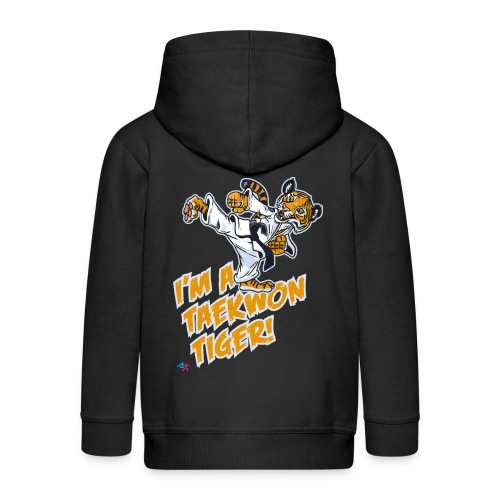 I'm a Discovery Taekwon Tiger! - Kids' Premium Hooded Jacket
