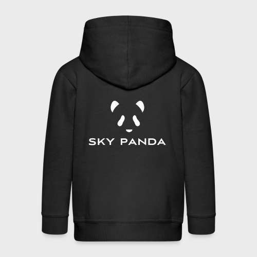 Sky Panda White - Kinder Premium Kapuzenjacke