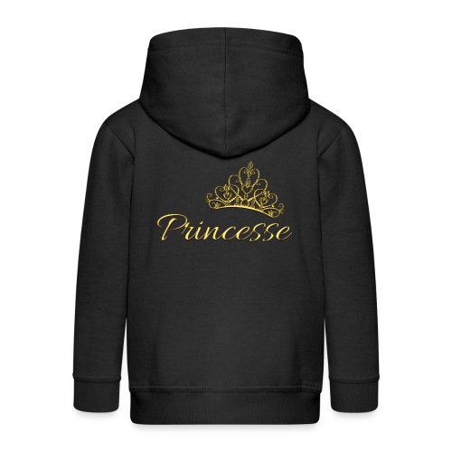 Princess Gold - dalla maglietta chic e shock - Felpa con zip Premium per bambini