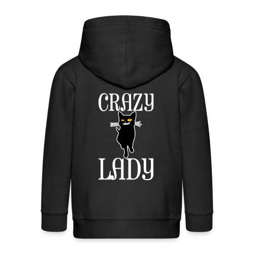 Crazy Cat Lady - Kinder Premium Kapuzenjacke