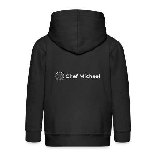 Chef Michael Team Weiss 3 - Kinder Premium Kapuzenjacke