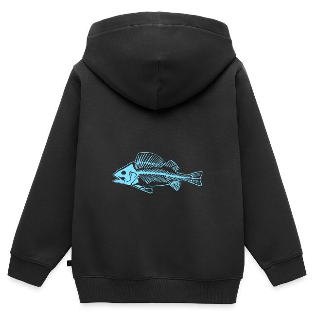 Blauer Barsche, blaue Fischgräten T-Shirt