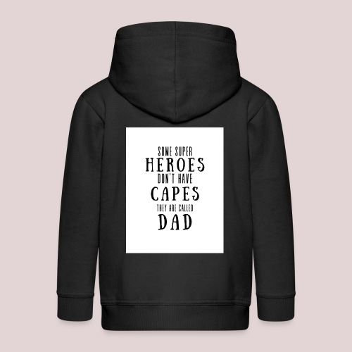 Superhero dad - Lasten premium hupparitakki