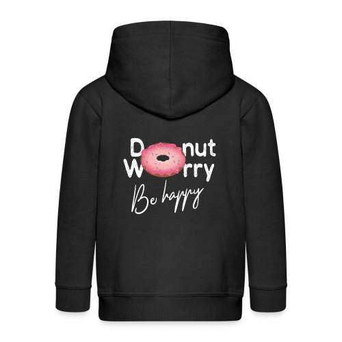 Donut worry - Be happy - Kinder Premium Kapuzenjacke