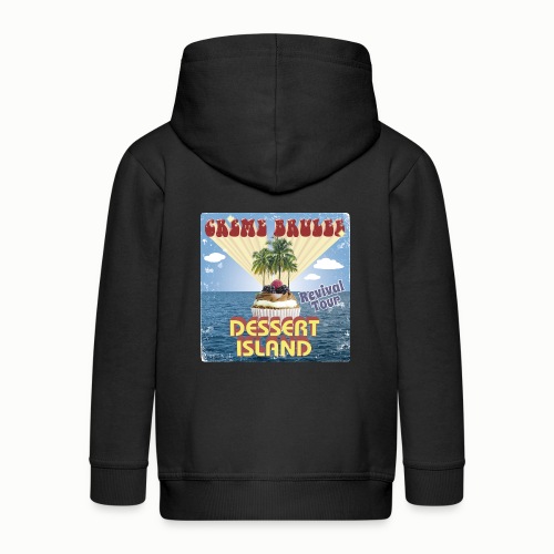 Dessert Island - Rozpinana bluza dziecięca z kapturem Premium