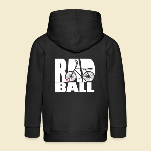 Radball | Typo - Kinder Premium Kapuzenjacke