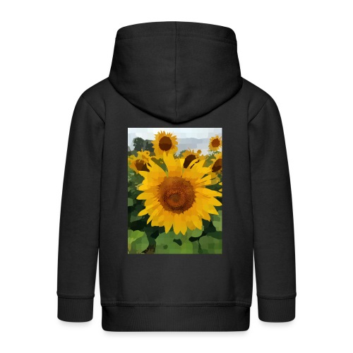 Sonnenblume - Kinder Premium Kapuzenjacke