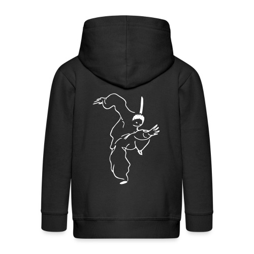 Shaolin Kungfu Mönch VEKTOR - Kids' Premium Hooded Jacket