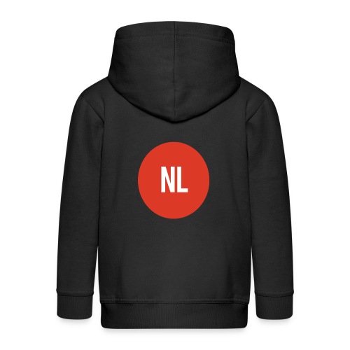 NL logo - Kinderen Premium jas met capuchon