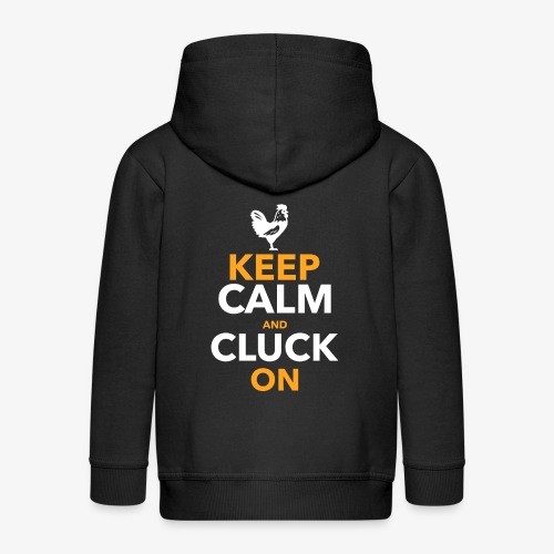 Keep Calm Cluck On - Lasten premium hupparitakki