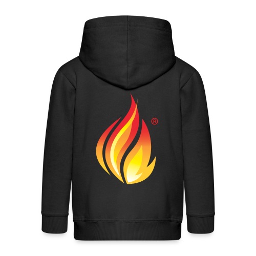 HL7 FHIR Flame - Rozpinana bluza dziecięca z kapturem Premium