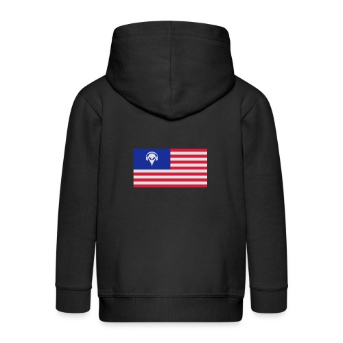 Football T-Shirt USA - Kids' Premium Hooded Jacket