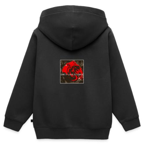 Dls - Felpa Premium con cappuccio con zip bambino bio