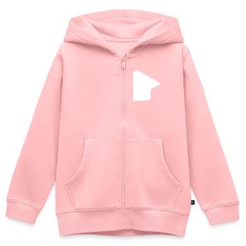 Doktor Hut für Promotion Doktorhut Geschenk - Kinder Premium Organic Zip Hoodie - Rosa - Vorne - AI Model Kid Female (0cm)