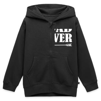 Best Dad Ever - Kinder Premium Organic Zip Hoodie - Schwarz - Vorne - AI Model Kid Male (0cm)
