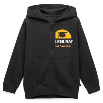 Doktor - Kinder Premium Organic Zip Hoodie - Schwarz - Vorne - AI Model Kid Male (0cm)