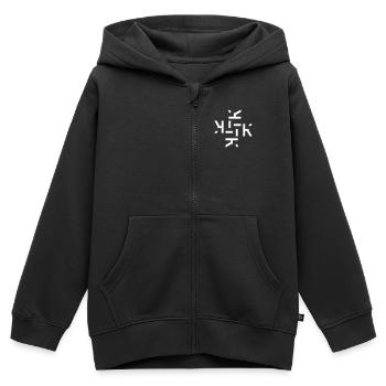TorstenKanzler Bildmarke Transparent - Kinder Premium Organic Zip Hoodie - Schwarz - Vorne - AI Model Kid Male (0cm)