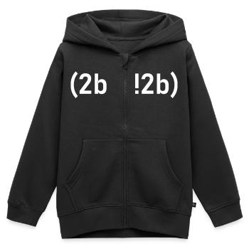 Programmierer Computer Nerd Internet HTML Geschenk - Kinder Premium Organic Zip Hoodie - Schwarz - Vorne - AI Model Kid Male (0cm)