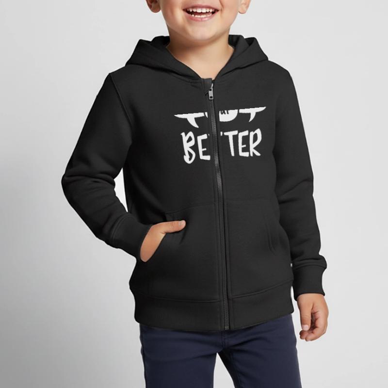 Same Same but Better Kinder Premium Organic Zip Hoodie