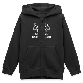 Marrying a Perfect Husband - Kinder Premium Organic Zip Hoodie - Schwarz - Vorne - AI Model Kid Male (0cm)