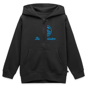 Bademeister - Kinder Premium Organic Zip Hoodie - Schwarz - Vorne - AI Model Kid Male (0cm)