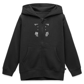 Professional Drone Pilot - Kinder Premium Organic Zip Hoodie - Schwarz - Vorne - AI Model Kid Male (0cm)