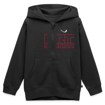 Dirt Session - Kinder Premium Organic Zip Hoodie - Schwarz - Vorne - AI Model Kid Male (0cm)