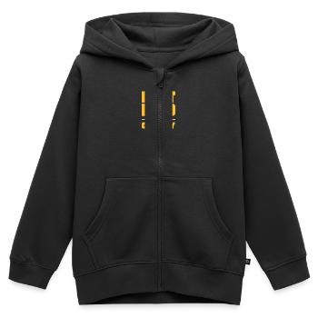 Best Bro In The Galaxy - Kinder Premium Organic Zip Hoodie - Schwarz - Vorne - AI Model Kid Male (0cm)