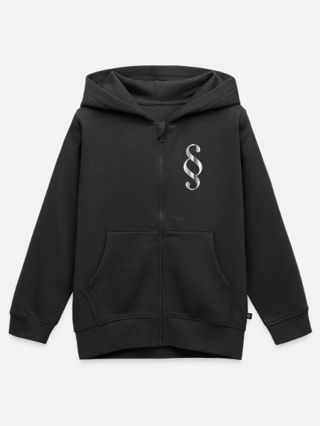 Paragraph Gesetze Jura - Kinder Premium Organic Zip Hoodie - Schwarz