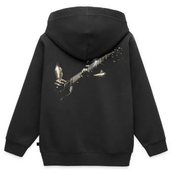 Guitarist - Kids Premium Organic Zip-up Hoodie - black - Back - AI Model Kid Male (0cm)