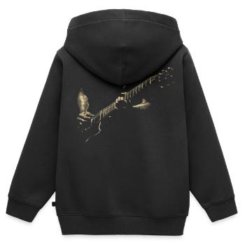 Guitarist - Kids Premium Organic Zip-up Hoodie - black - Back - AI Model Kid Male (0cm)