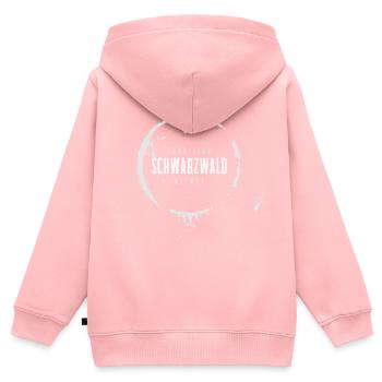 Schwarzwälder Heimat Tradition - Kinder Premium Organic Zip Hoodie - Rosa - Hinten - AI Model Kid Female (0cm)