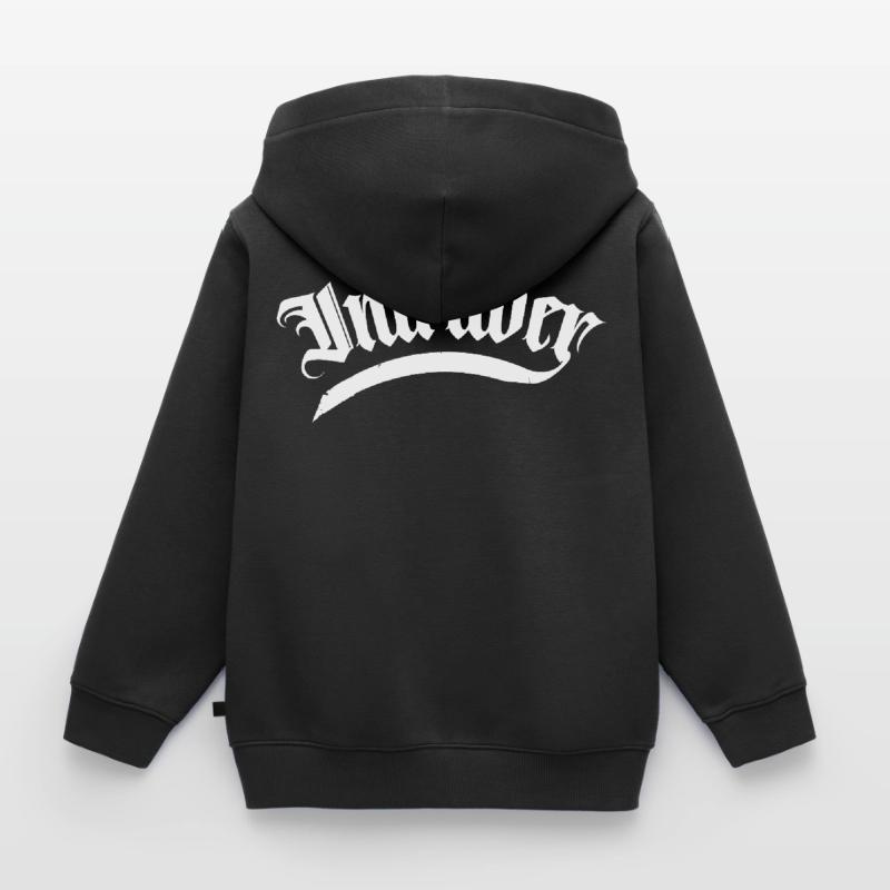 intruder hacker eindringling clan sticker computer Kinder Premium Organic Zip Hoodie