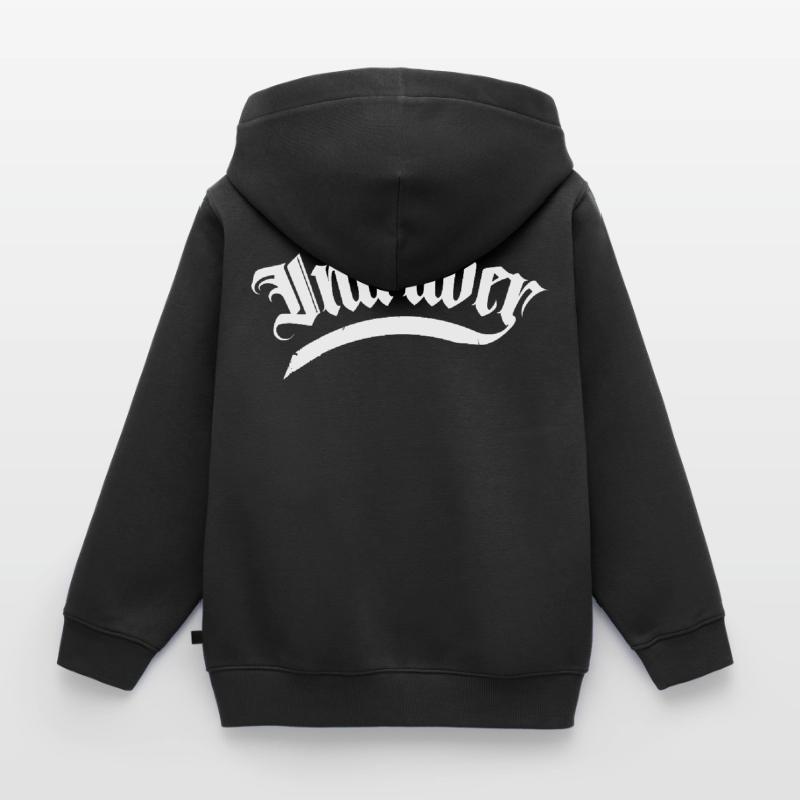 intruder hacker eindringling clan sticker computer Kinder Premium Organic Zip Hoodie