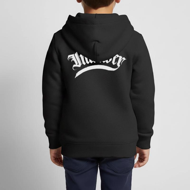intruder hacker eindringling clan sticker computer Kinder Premium Organic Zip Hoodie