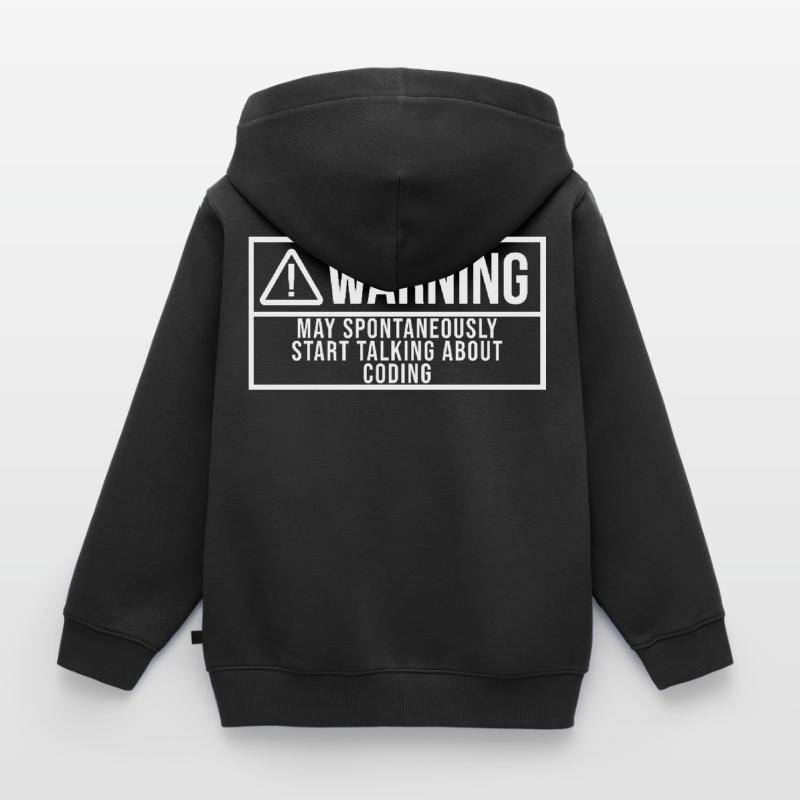 Coding Kids Premium Organic Zip-up Hoodie