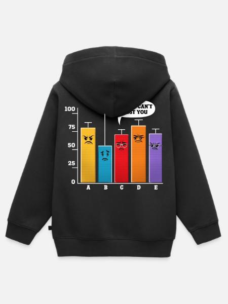 Data Science-Analyse - Kinder Premium Organic Zip Hoodie - Schwarz