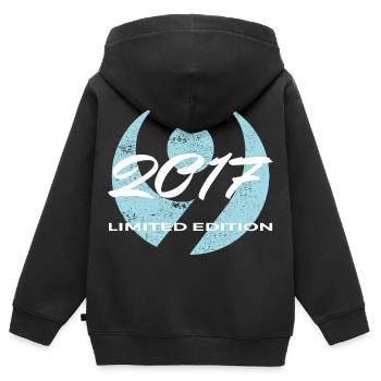 9. Geburtstag 2017 Jungen und Mädchen Geschenk - Kinder Premium Organic Zip Hoodie - Schwarz - Hinten - AI Model Kid Male (0cm)
