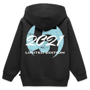 5th Birthday 2021 Boys and Girls Gift - Kids Premium Organic Zip-up Hoodie - black - Back - AI Model Kid Male (0cm)