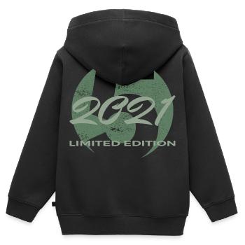 5. Geburtstag 2021 Jungen und Mädchen Geschenk - Kinder Premium Organic Zip Hoodie - Schwarz - Hinten - AI Model Kid Male (0cm)