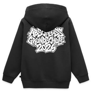 Elementary School Graduation 2026 Graffiti - Kids Premium Organic Zip-up Hoodie - black - Back - AI Model Kid Male (0cm)