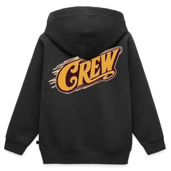 Crew - Kinder Premium Organic Zip Hoodie - Schwarz - Hinten - AI Model Kid Male (0cm)