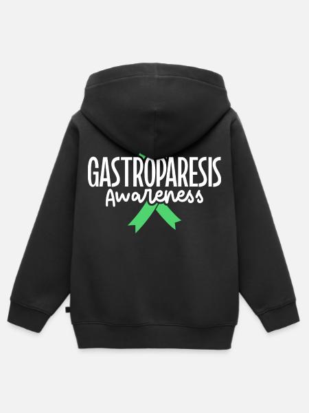 Gastroparese Aufklärung - Kinder Premium Organic Zip Hoodie - Schwarz